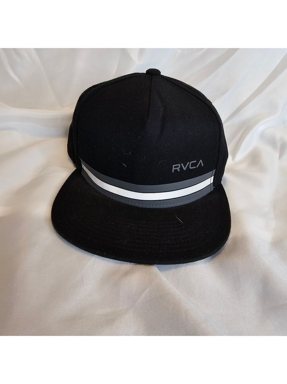 RVCA Black and Gray Men's Ball Cap